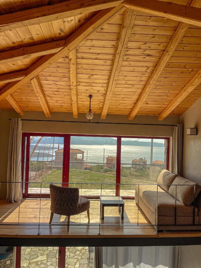 Modern Stone Villas With Swimming Pool Aliveri Exterior photo